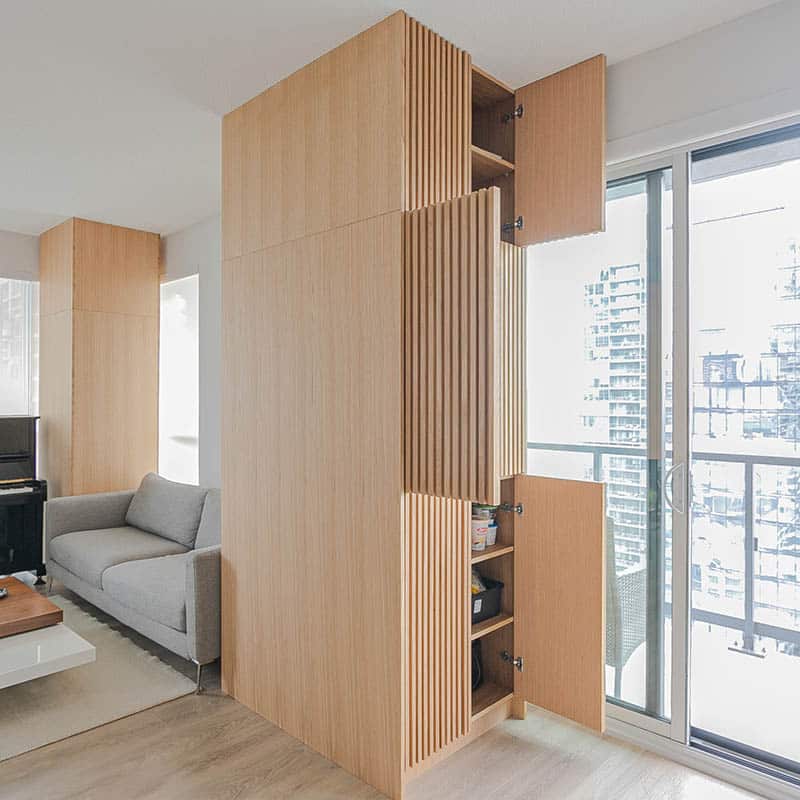 Wood Slat Doors ️ Premade Wooden Slatted Closet & Doors