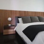 wood slat headboard