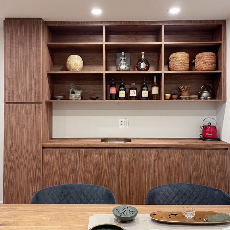 Custom made display cabinets deals