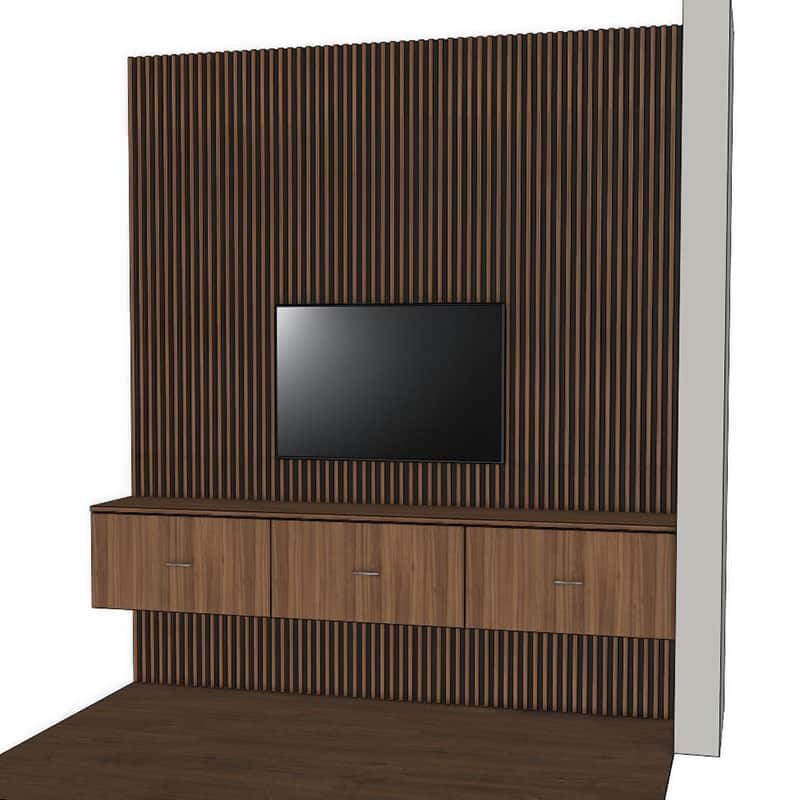 TV Cabinet Drawing