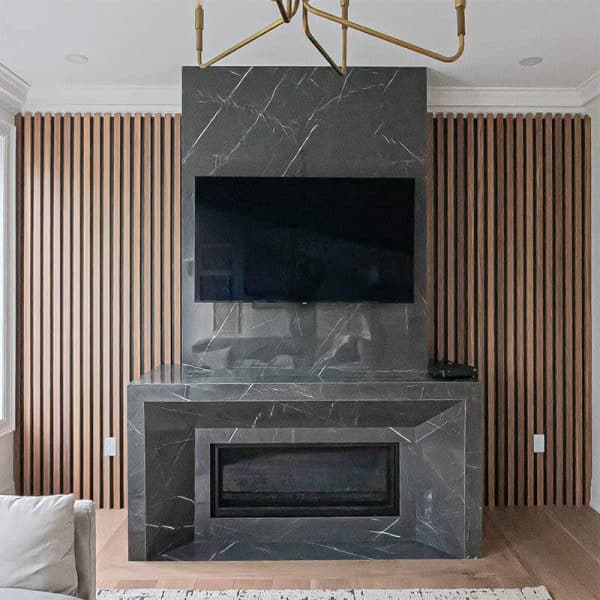 Solid Wood Slat Wall Panels Toronto ️ Custom Slatted Panels