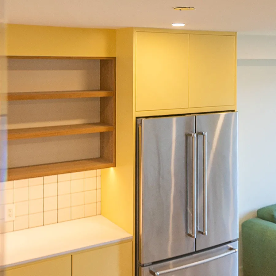 yellow kitchen cabinets makers
