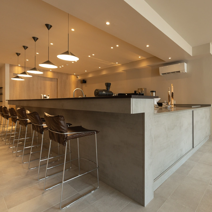 three dots coffee shop featured project