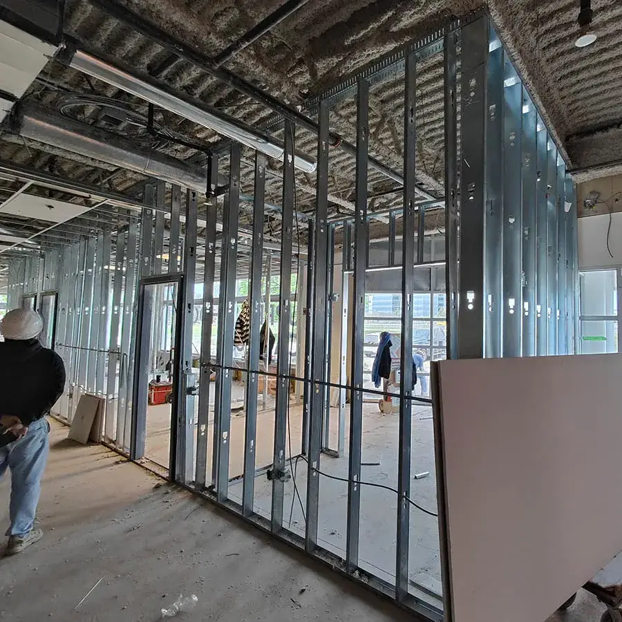 commercial steel stud framing