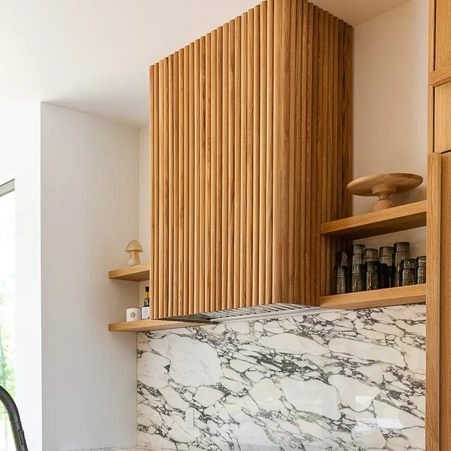 Wood Slats Range Hoods