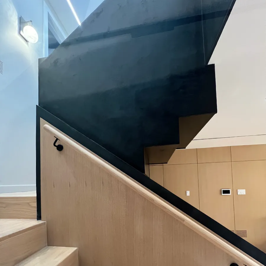 Microcement stair case