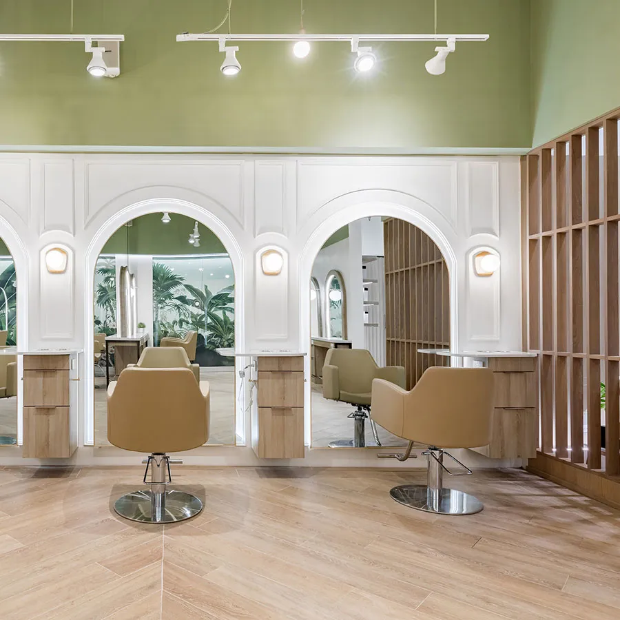 commercial wood slat divider