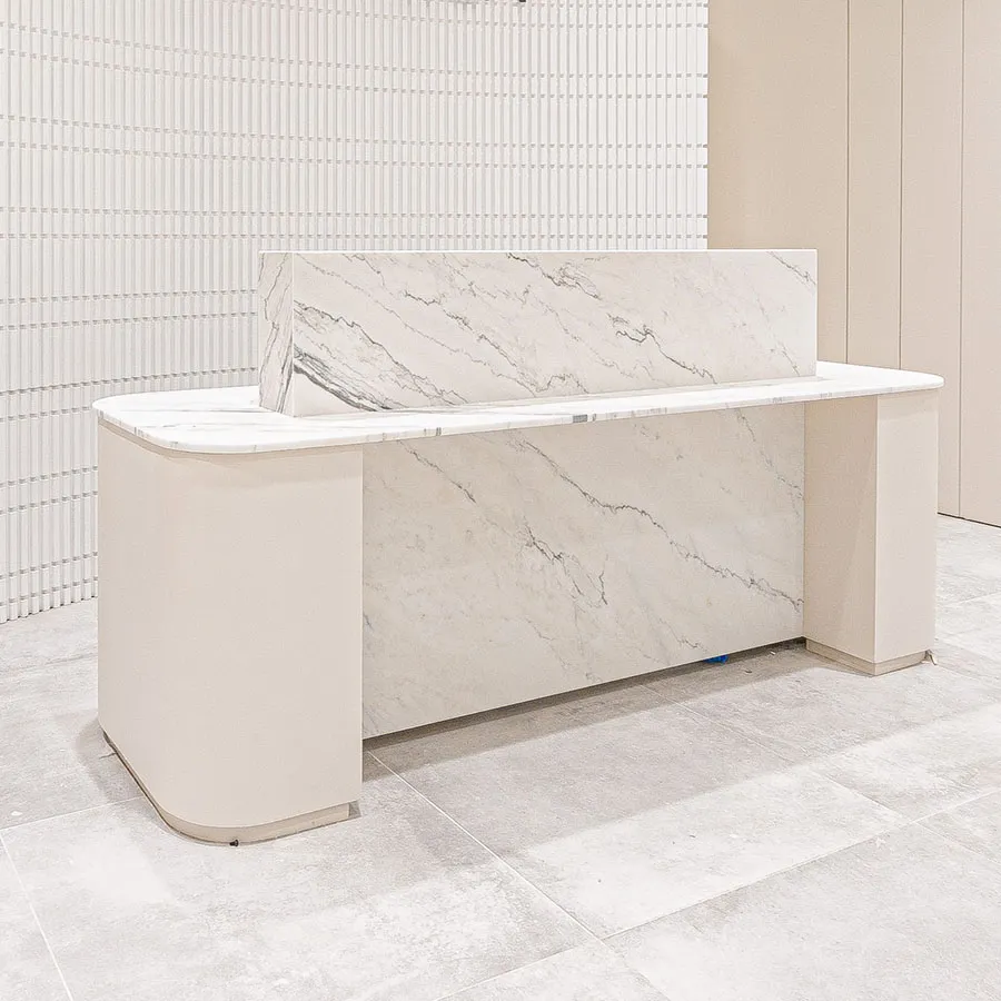 custom reception desk