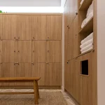 custom wood lockers