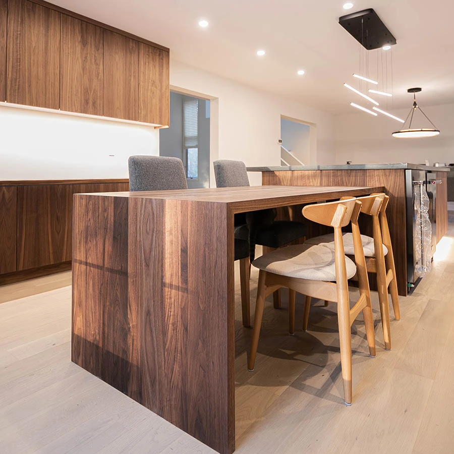 walnut kitchen countertops