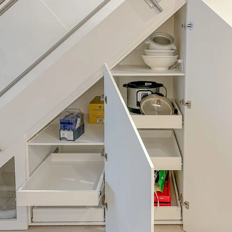 Custom Under Stair Cabinets