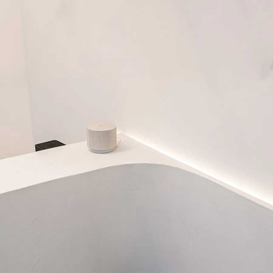 commercial microconcrete reception desks
