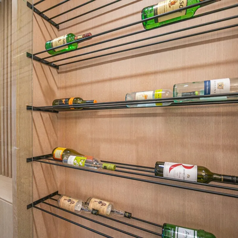 custom built wine cellar