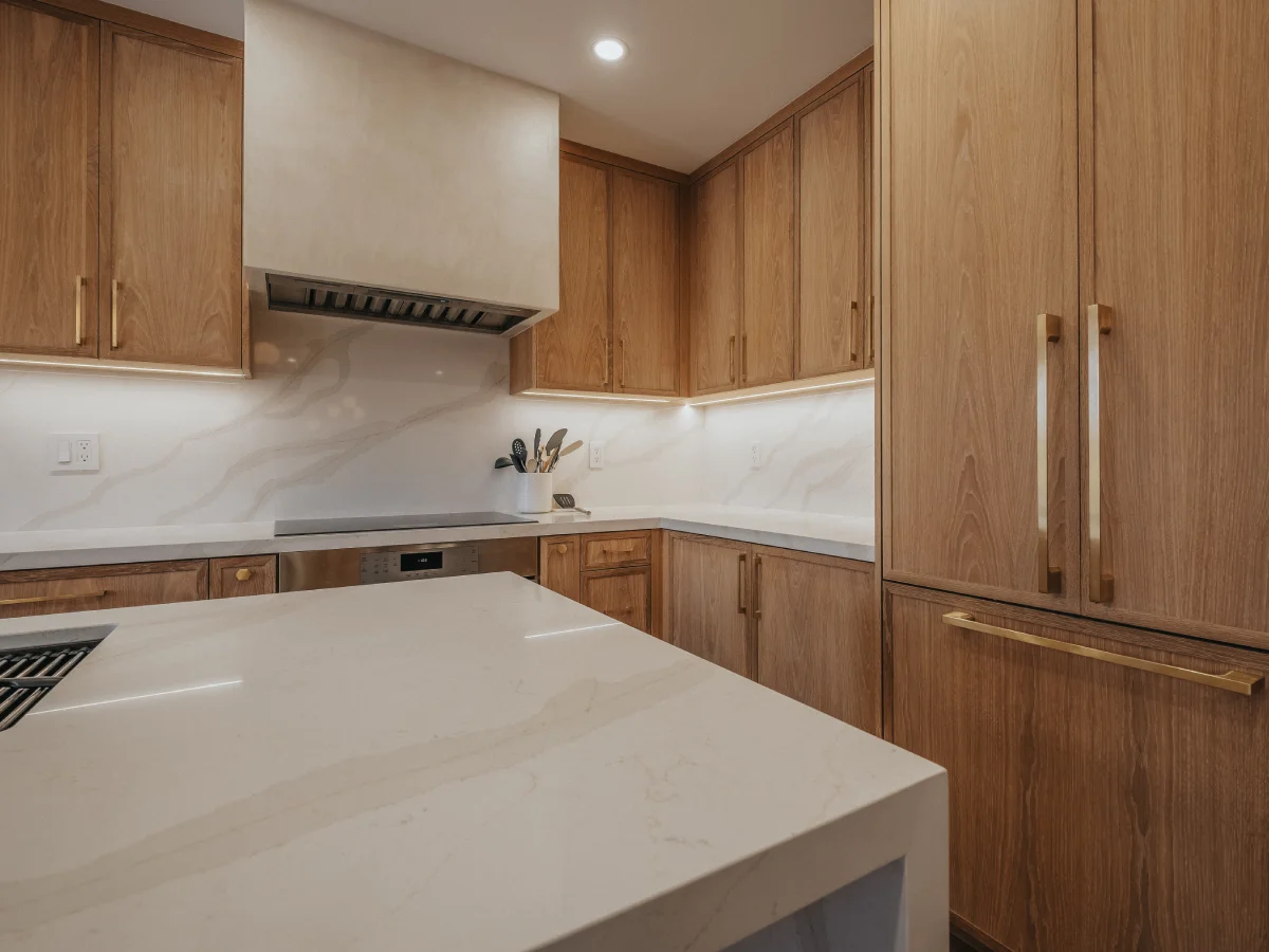 full service contemporary kitchen remodel