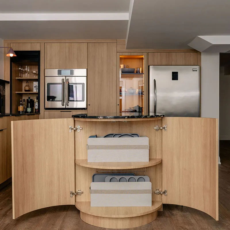 round kitchen island