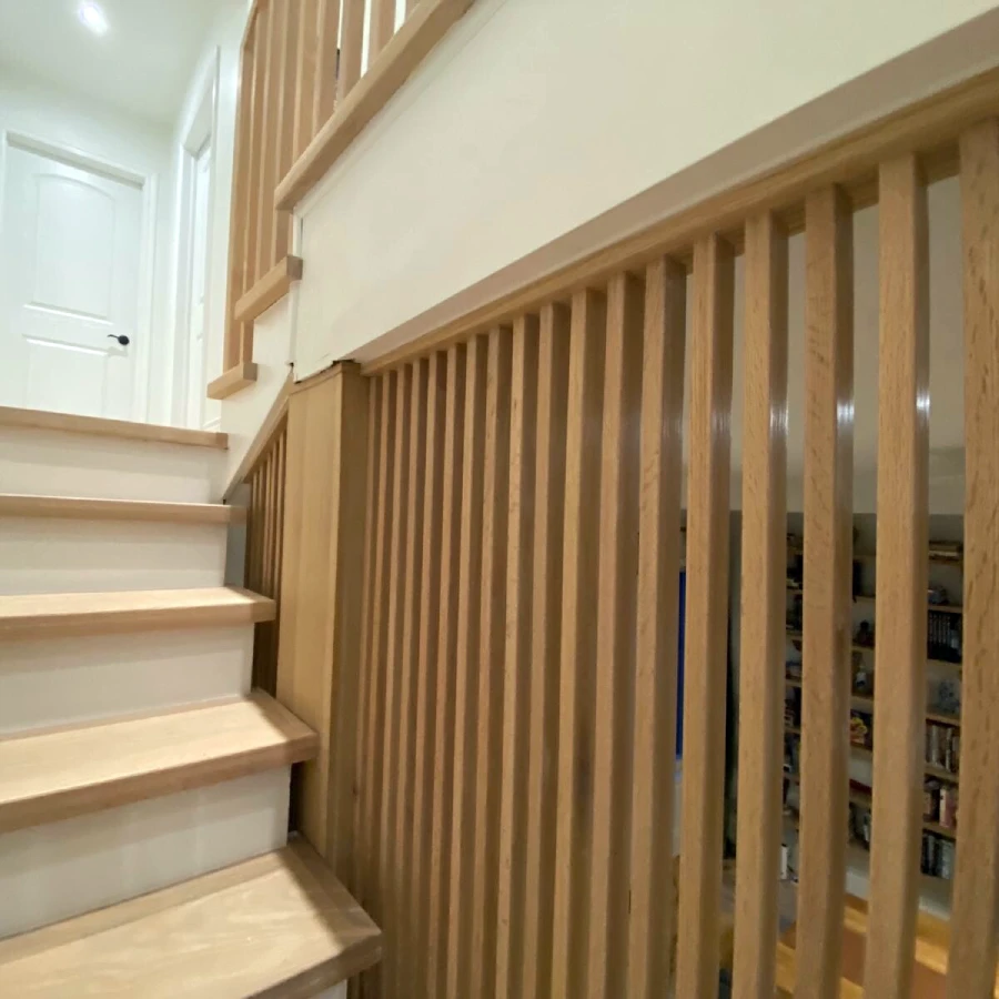 solid wood staircase slats