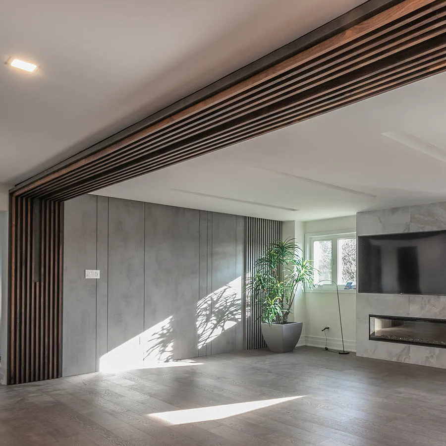 wood feature wall company