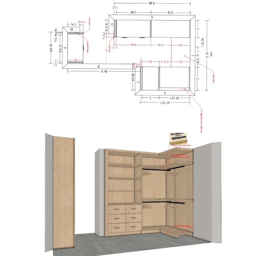 millwork shop drawings newmarket