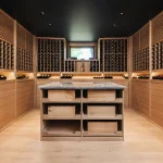 custom walk in wine cellars