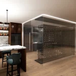 Frameless Glass Wine Rooms