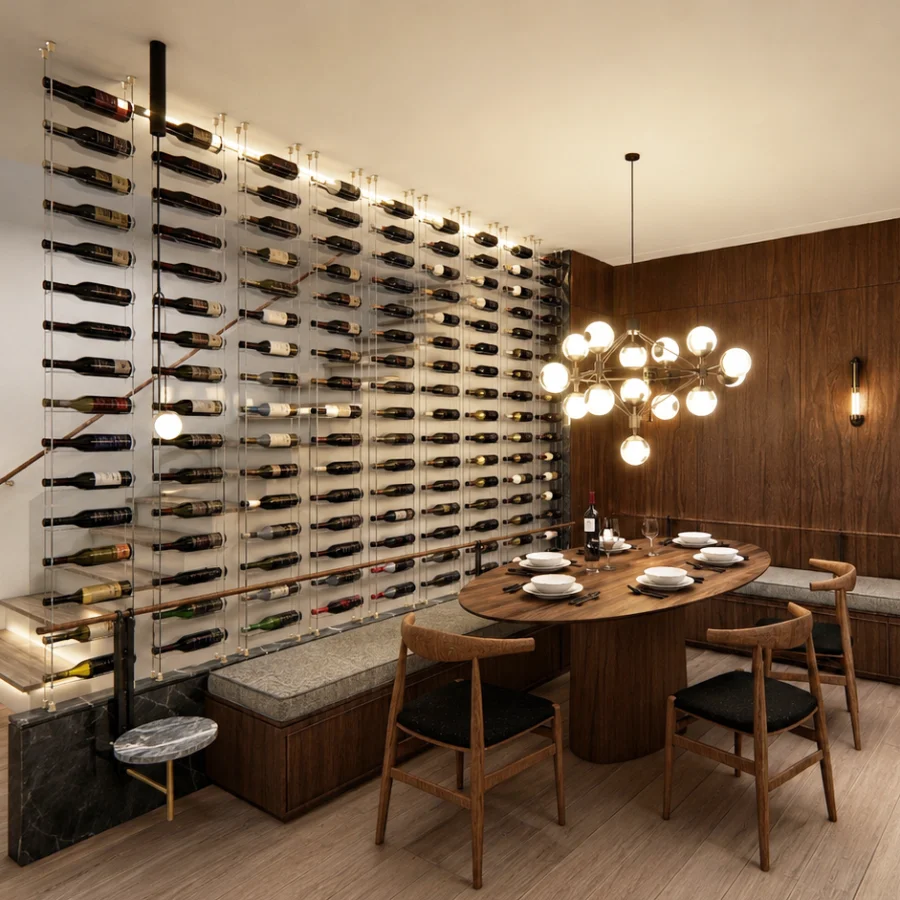Wine Display Room Dividers
