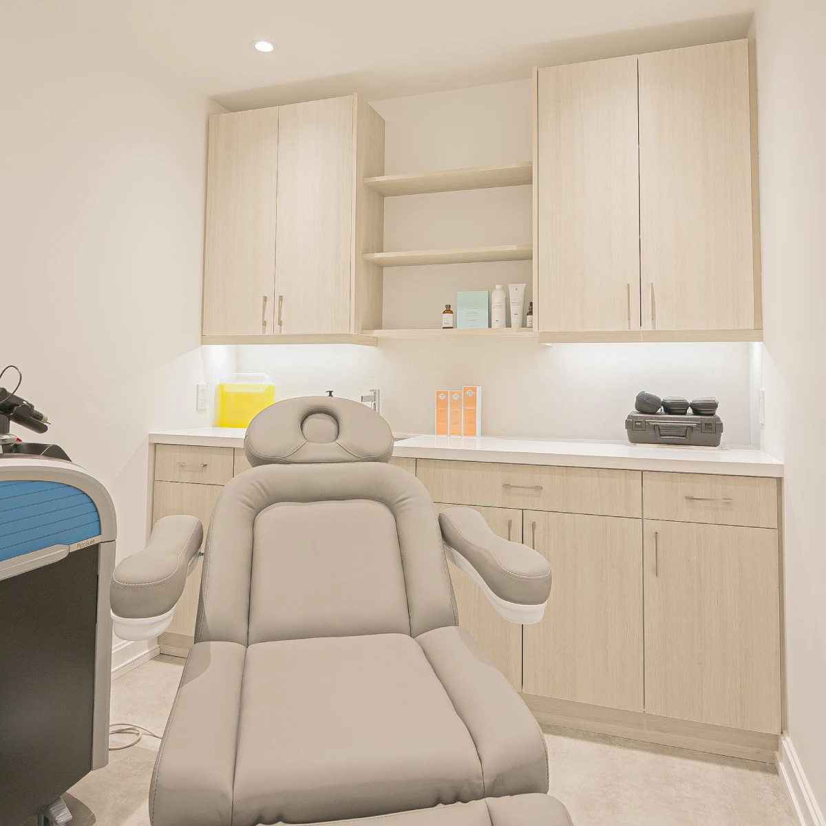 medical treatment clinic millwork renovation